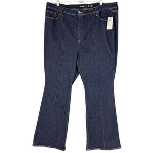 Old Navy Women's High-Rise Flare Leg Stretch Blue Denim Jeans Plus Size 24 NWT